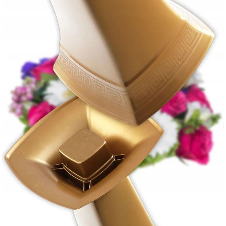 KADAX Fläschchen Grab Grabvase für Friedhof Kunststoff für Blumen 39cm – Bild 9