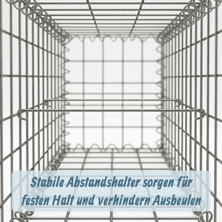 Relaxdays Gabione Steinkorb aus Stahl – Bild 8
