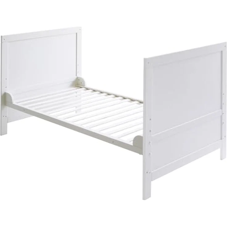 roba Kinderbettset „Sterne grau“ – mitwachsendes Babybett mit Matratze, Bettwäsche & Himmel – Bild 7