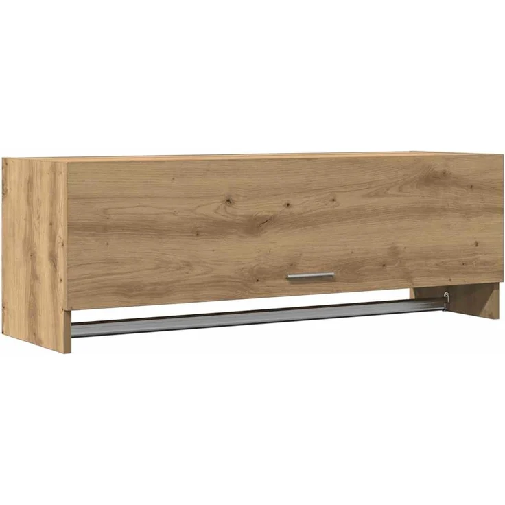 vidaXL Kleiderschrank Artisan-Eiche 100x32,5x35 cm Holzwerkstoff 856617 – Bild 1