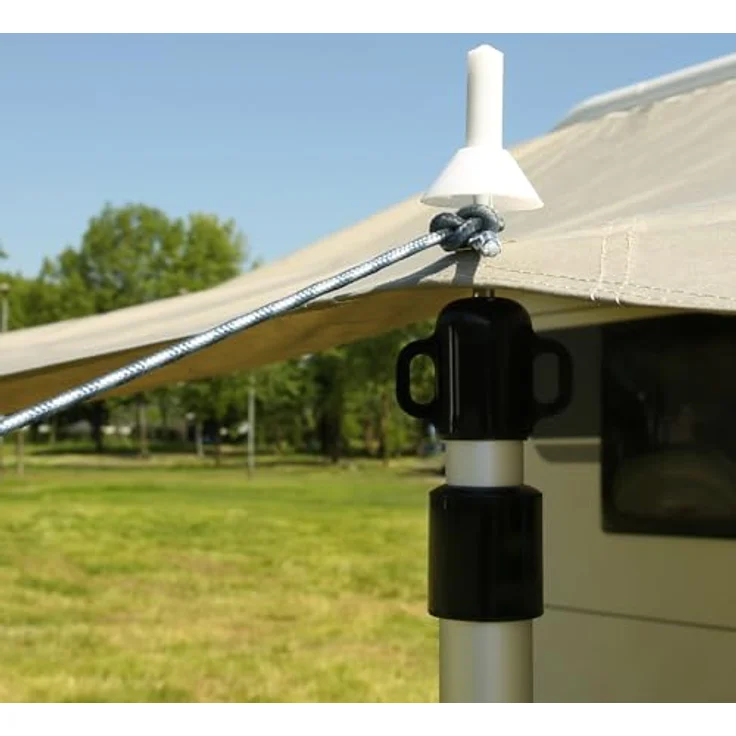 yourGEAR Sonnensegel your GEAR Caravan Tarp TC 500 x 240 - Wohnwagen Baumwoll-Sonnensegel – Bild 5