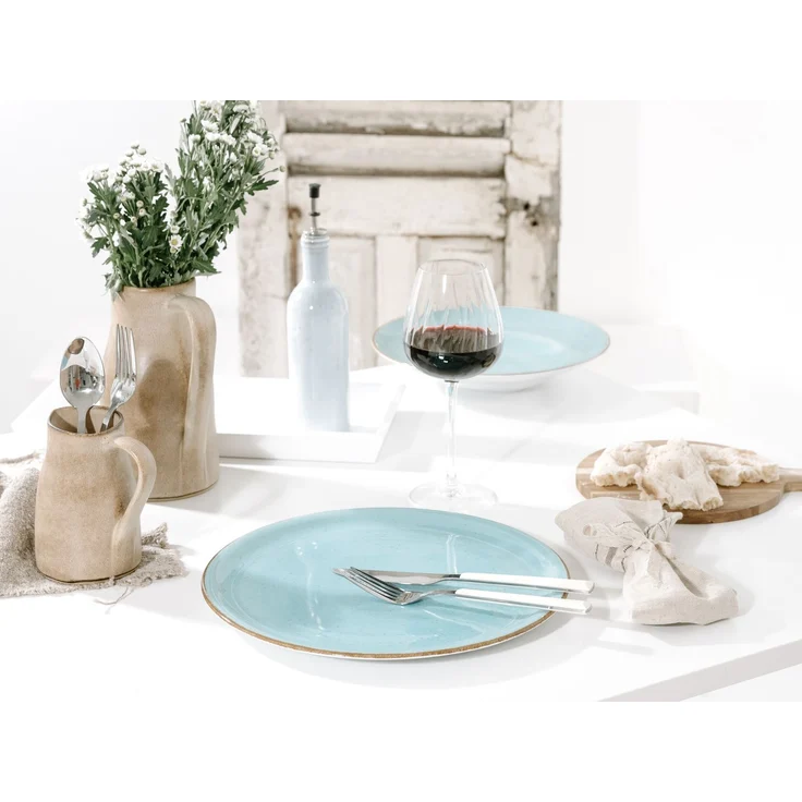Vintage Nature Aqua, Pizzateller 4-tlg (mo) – Bild 3