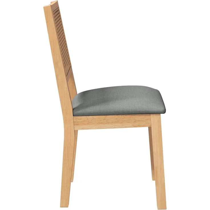 vidaXL Esszimmerstühle mit Kissen 2 Stk. Massivholz Gummibaum 4102480 – Bild 5