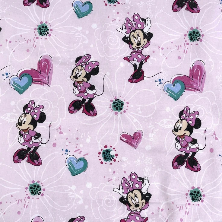 Disney Minnie Mouse Design Kuschelige Bettwäsche Baumwolle, 160x200 cm & 70x80 cm – Bild 5