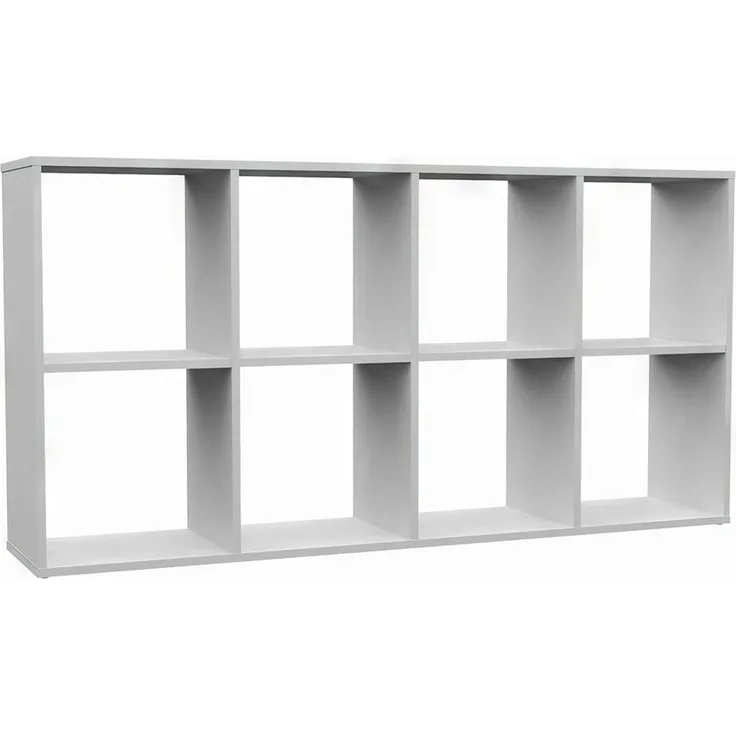ibonto Bücherregal Modernes 2X4 Vielseitiges Würfelregal & Standregal Wohnzimmer&Büro