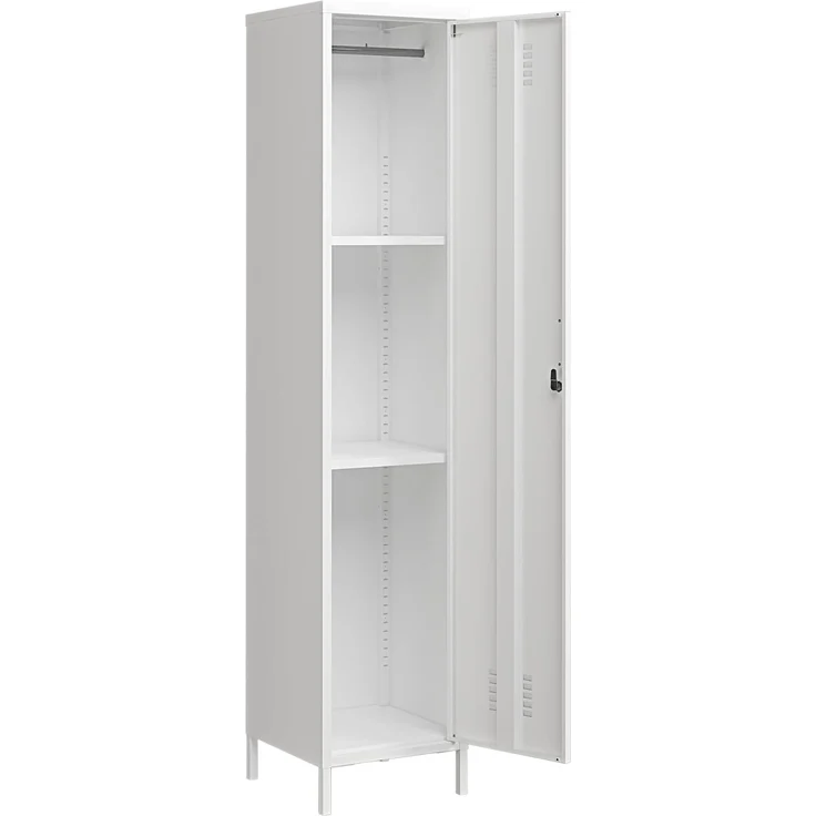 Kleiderschrank Seinäjoki 180x38x38 cm Weiß [en. casa] – Bild 8