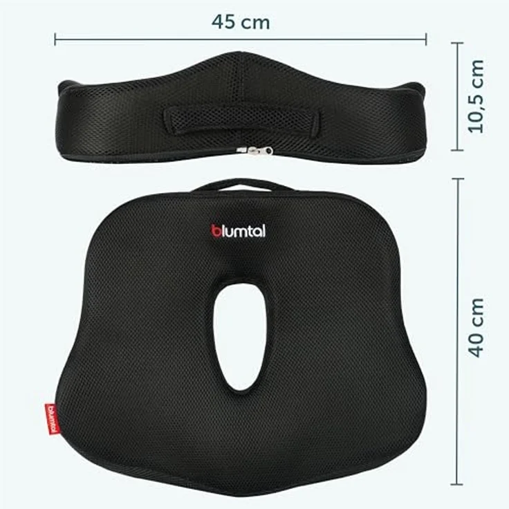 Blumtal Sitzkissen Ergonomisches Sitzkissen, Hämorrhoiden Sitzkissen, ideal für Büro & Auto – Bild 5
