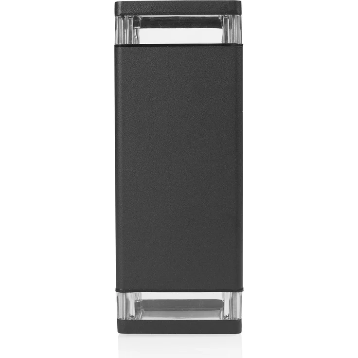 LED Außenwandleuchte aus Aluminium Schwarz, Up Down Light, 23x9cm – Bild 5