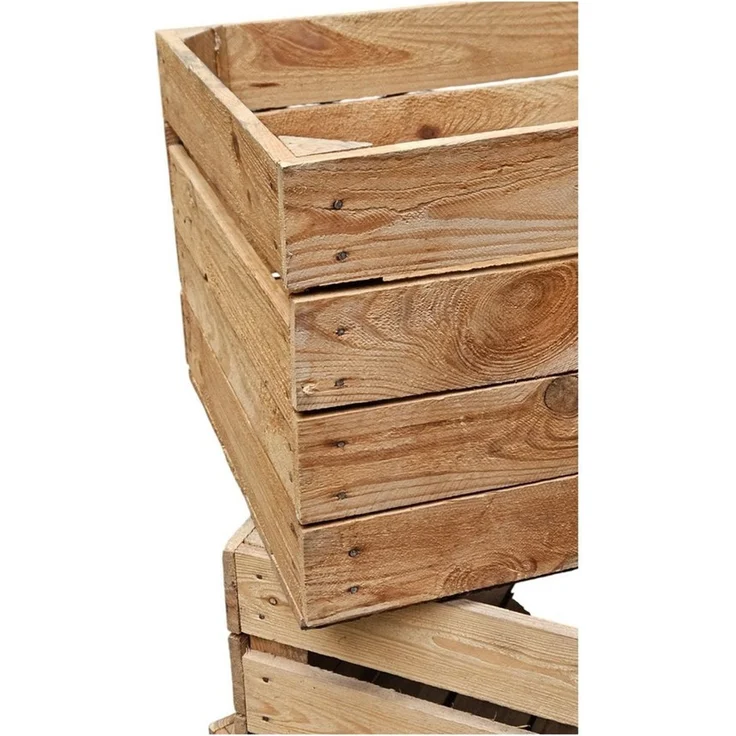 Holzkisten Obstkisten Vintage 50 x 40 x 30cm 3er Set – Bild 3