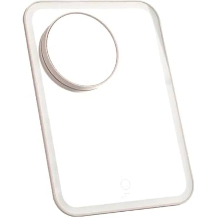 StylPro Glow & Go Schminkspiegel, 10x vergrößerbar, dimmbare LED-Beleuchtung mit Touchscreen, verstellbarer Ständer, inklusive weicher Luxus-Reisetasche und USB-Ladekabel