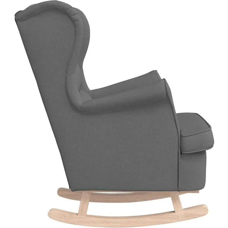 vidaXL Schaukelsessel Dunkelgrau 74x90x102 cm Stoff 4016920 – Bild 5