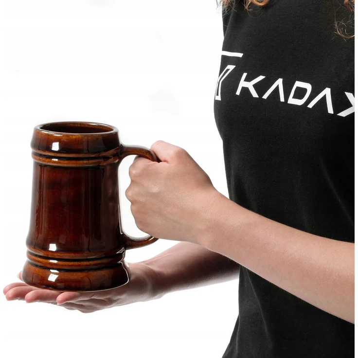 KADAX Bierkrug 500ml Steinzeugkrüge 4-tlg – Bild 5