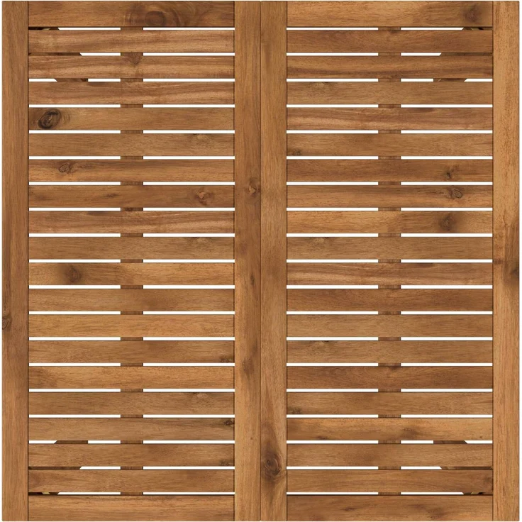 vidaXL Gartenbar-Tisch LAREN Natur 80 x 80,5 x 105 cm 901257 – Bild 4