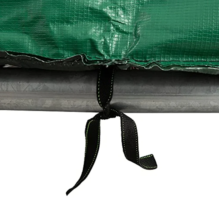 HOMCOM Trampolinrandabdeckung B3-0053, Wetterschutznetz, Durchmesser 244 cm, grün, 15 mm dicke EPE-Polsterung, witterungsbeständig – Bild 9