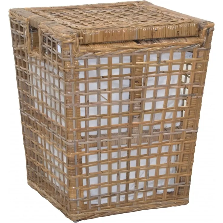 Wäschekorb aus Kubu-Rattan "Helen"