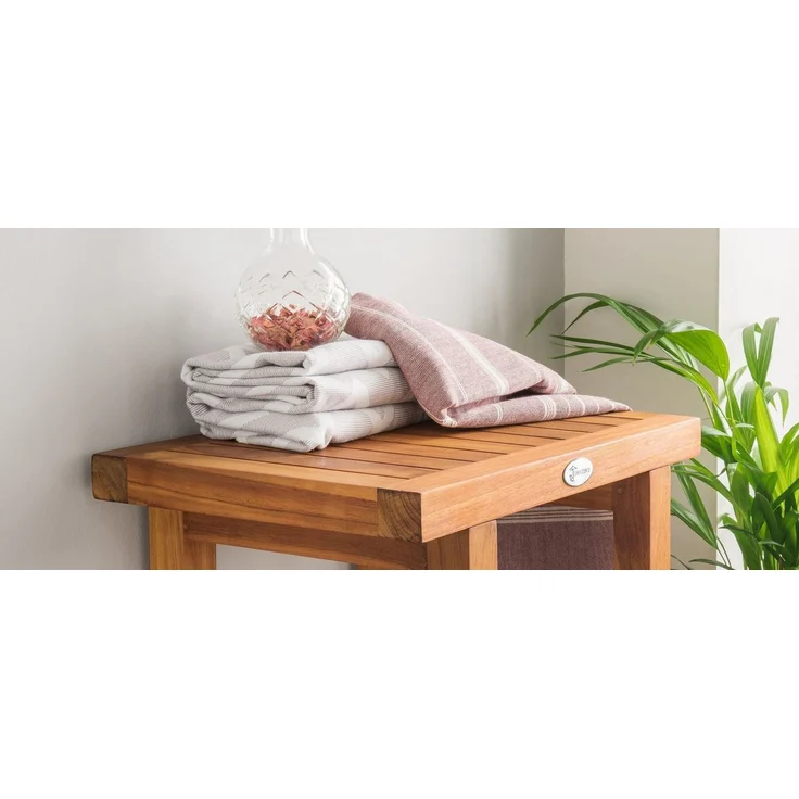 Destiny Beistelltisch SPA & LIVING, Beistelltisch rechteckig 46x33x46cm, Teak – Bild 2