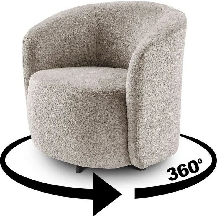 Lookway Drehsessel SWING 360° Bequemer Drehstuhl
