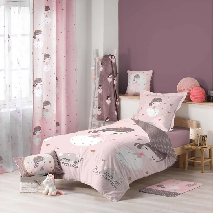 Kindervorhang mit Ösen PETITE PRINCESSE, 140x260 cm – Bild 3