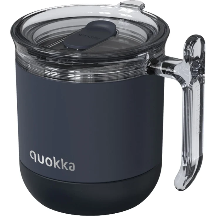 Quokka Wave Thermobecher 260 ml – Edelstahl, doppelwandig, auslaufsicher Schwarz – Bild 1