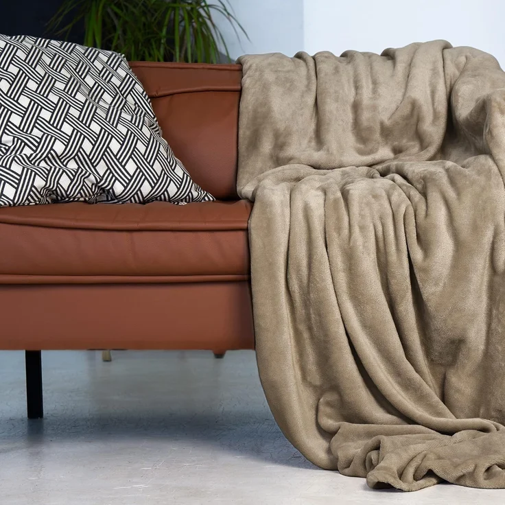 Wohndecke Kuscheldecke super weich & flauschig – warme Fleecedecke, Gräfenstayn, warme Wolldecke, Sofadecke & Tagesdecke - Überwurf Sofa, Couch – Bild 5