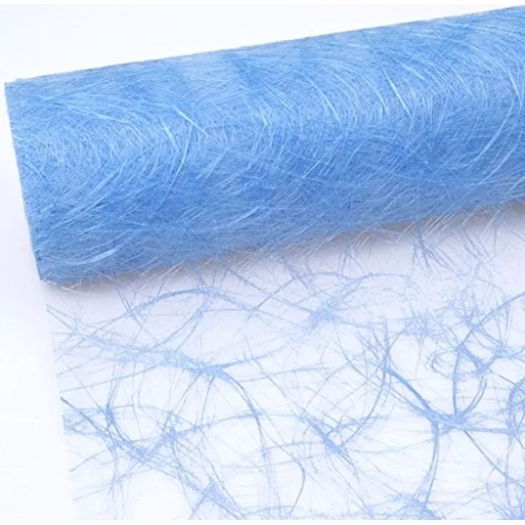 Deko AS Tischläufer Sizoweb Tischläufer - hellblau - 30cm - 5m - 64 015-R (1-tlg, 1 Rolle Tischläufer), Strapazierfähig
