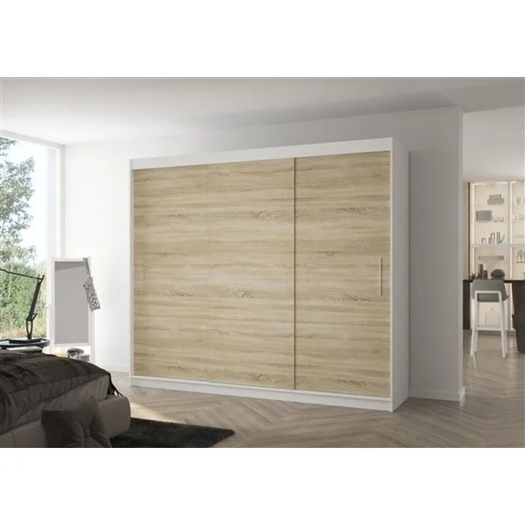 Schiebetürenschrank Schrank Nr. 510 in Sonoma Eiche 250 x 215 x 58 cm