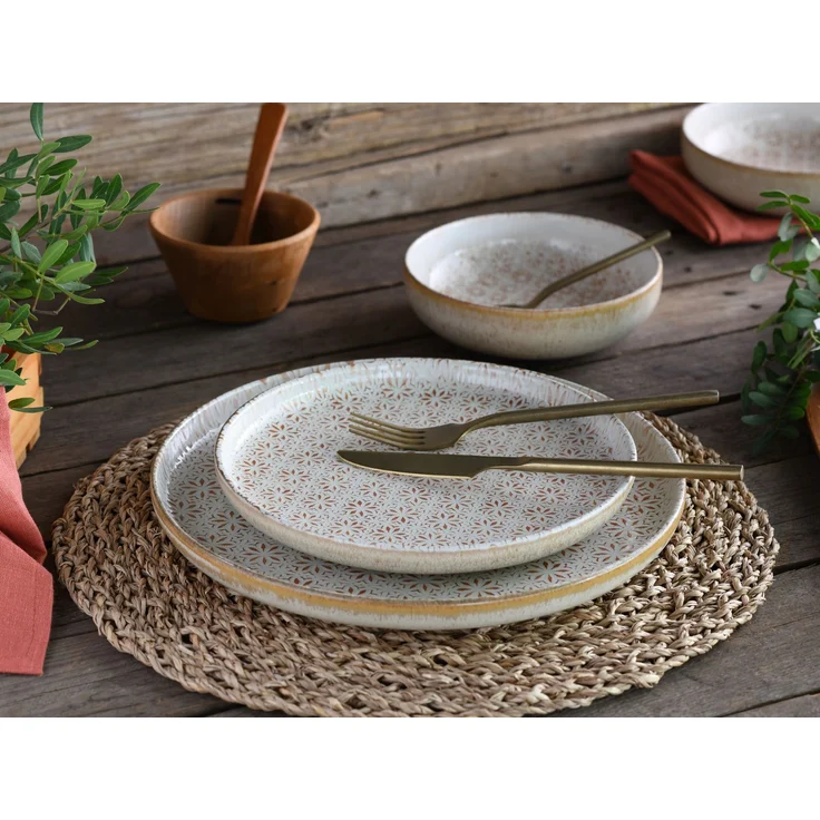 Uno Emiliana peach, Tellerset 12-tlg (mo) – Bild 3