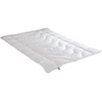 Irisette medium Ganzjahresdecke Steppbett Lara, aus edlem Baumwolle-Feinperkal, 95 Grad waschbar, inkl. Aufbewahrungstasche, 135x200 cm, weiß