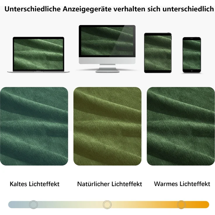 DESVIAE Sofa 3-Sitzer Grün aus Polyester – 271x67x93 cm – modular, rutschfeste Basis – Bild 6