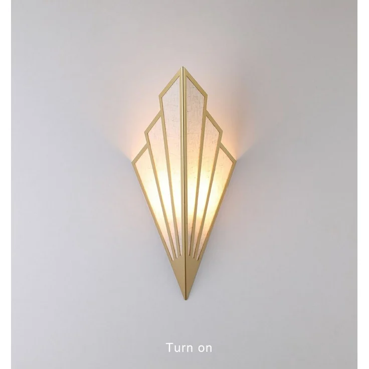 POPOLIC LED Wandleuchte Moderne Wandleuchte mit Fächer-Design, Mit sanftem Flammenlicht-Effekt für Flur, Wohnzimmer und Schlafzimmer. – Bild 3