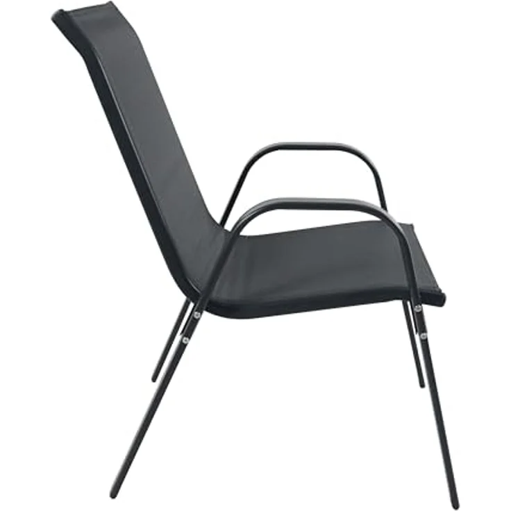 VCM Gartenstuhl Sonlas 920585 Anthrazit H. 89 x B. 56 x T. 73 cm – Bild 4
