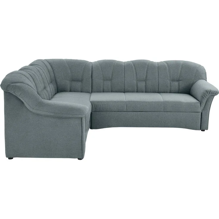DOMO collection Ecksofa Papenburg B/T/H: 242/190/84 cm L-Form, wahlweise mit Bettfunktion, Langer Schenkel links oder rechts