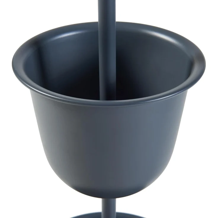 Blumenständer Alphen 2 Töpfe 76,5x26cm Schwarz [en. casa] – Bild 5