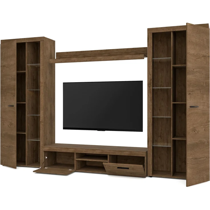 AX LIVING Spacoro XL Schrankwand Wohnzimmer modern Lefkas 300 ohne LED – Bild 4