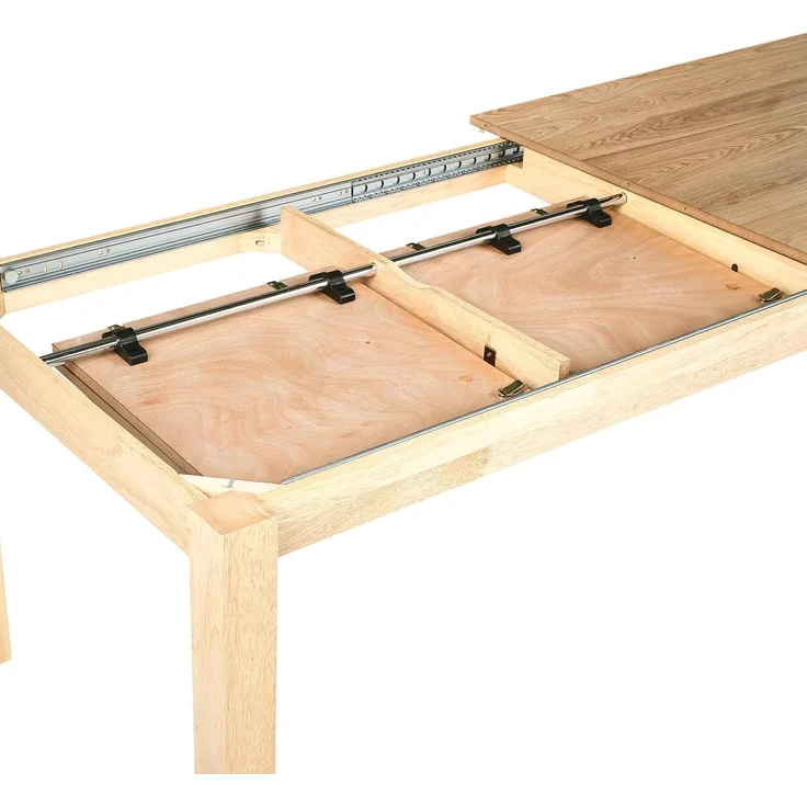 Ausziehbarer Konferenztisch MADURA 100 cm x 180 280 cm Helle Esche – Bild 8