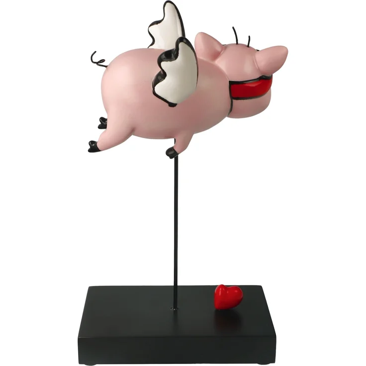 Goebel / Ed Eck- When Pigs Fly,Figur,17,0cm x 9,5cm x 29,0cm / Porzellan / 17,0cm x 9,5cm x 29,0cm – Bild 4