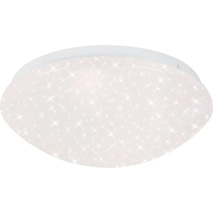 LED Deckenleuchte, Sterneneffekt, CCT, dimmbar, IP44, D 38,5 cm