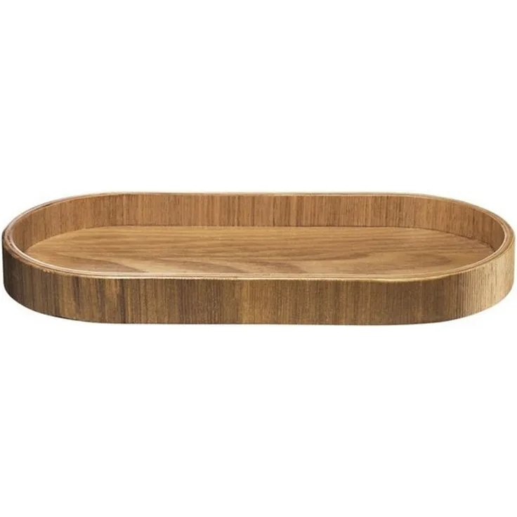 ASA SELECTION Tablett Wood Oval Eiche 23 cm, Eichenholz