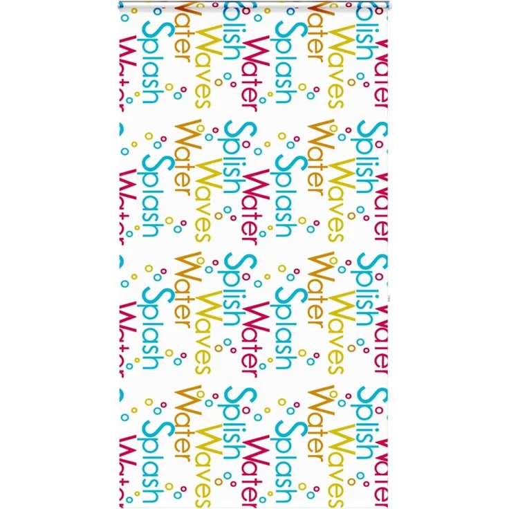 vidaXL Duschrollo mit Kassette 130x240 cm Stoffbreite 126 cm 4015037 – Bild 1