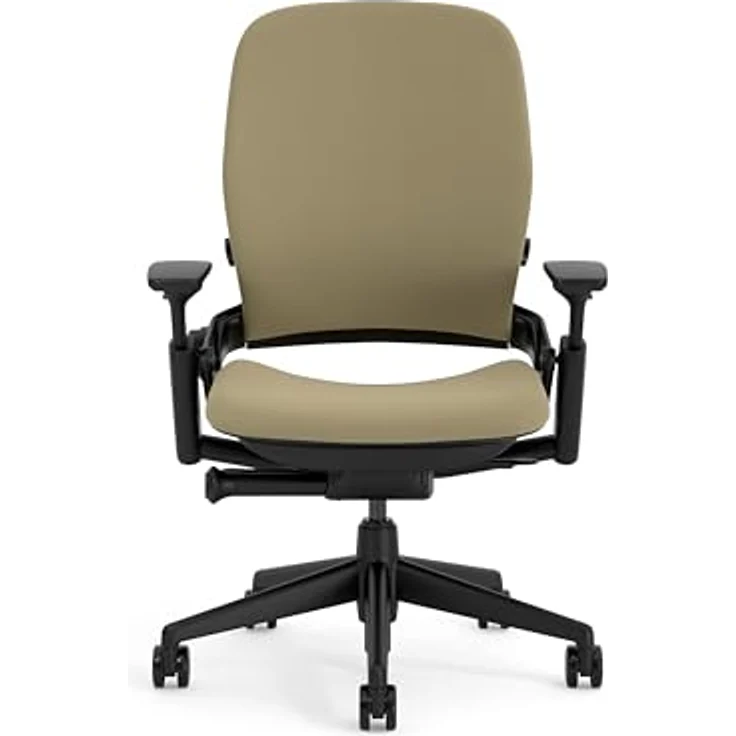 Steelcase Leap Ergonomischer Bürostuhl mit LiveBack Lumbalstütze und Flexibler, S-förmiger Rückenlehne Sand – Bild 5