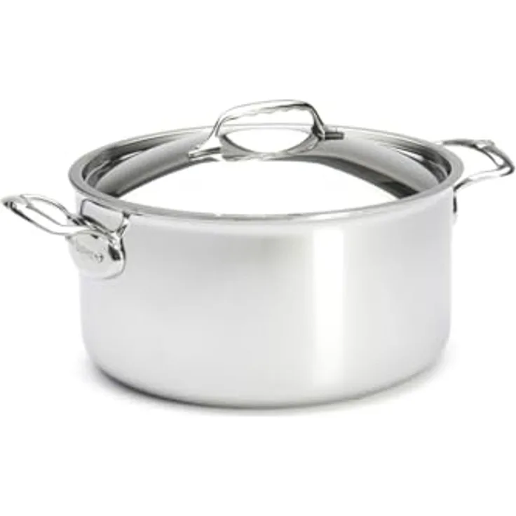 De Buyer Affinity Bratentopf Edelstahl mit Deckel 28 cm