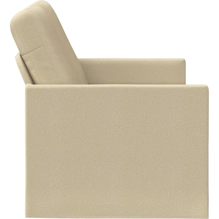 vidaXL 2-Sitzer Sofa Creme 150 x 81 x 82 cm Stoff 42041080 – Bild 3