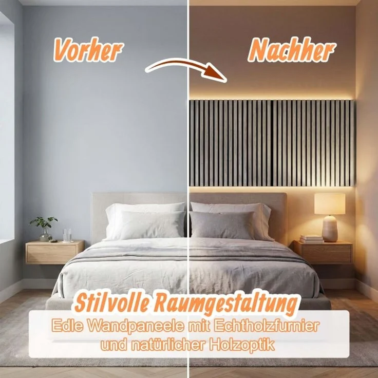 Akustikpaneele 4er Set 60 x 60 cm 10053403_9099 – Bild 7