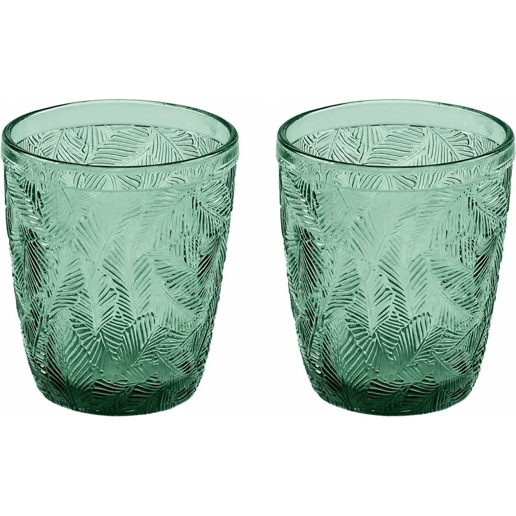 Ray Gläser-Set, 300 ml - 2-teilig, Trinkgläser, 10 x 8 cm, Grün