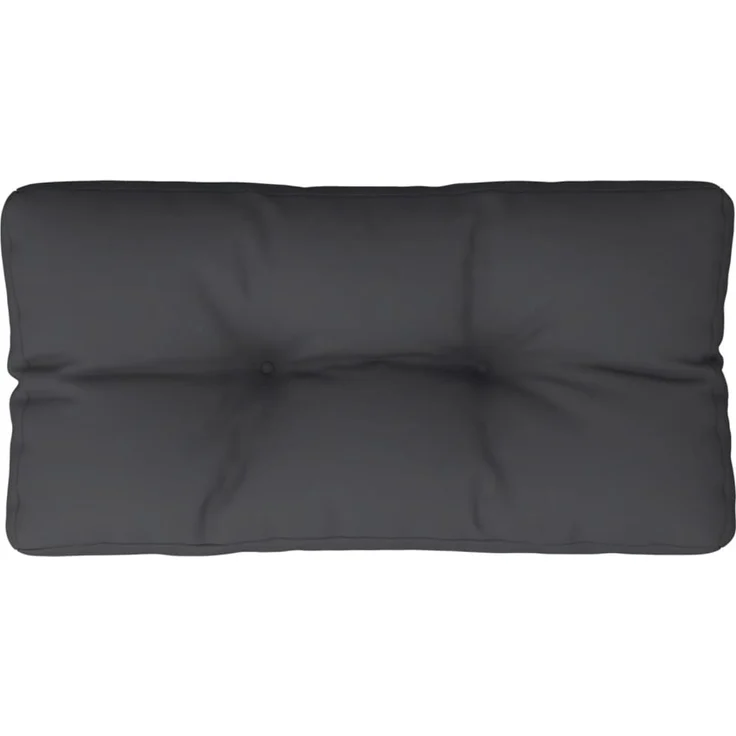 vidaXL Palettenkissen Schwarz 70 x 40 x 12 cm Stoff – Bild 1