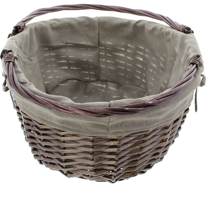 Füllkorb Flechtkorb Einkaufskorb Flaschenkorb Korb Weidekorb natur Bügelkorb – Bild 4