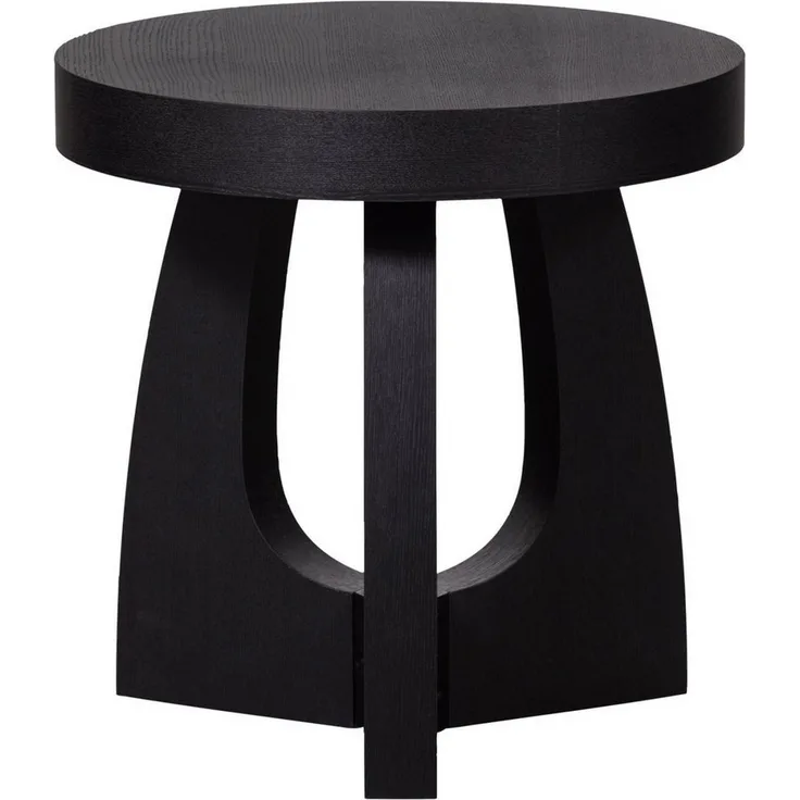 Beistelltisch Tala Ø 45 cm, Schwarz