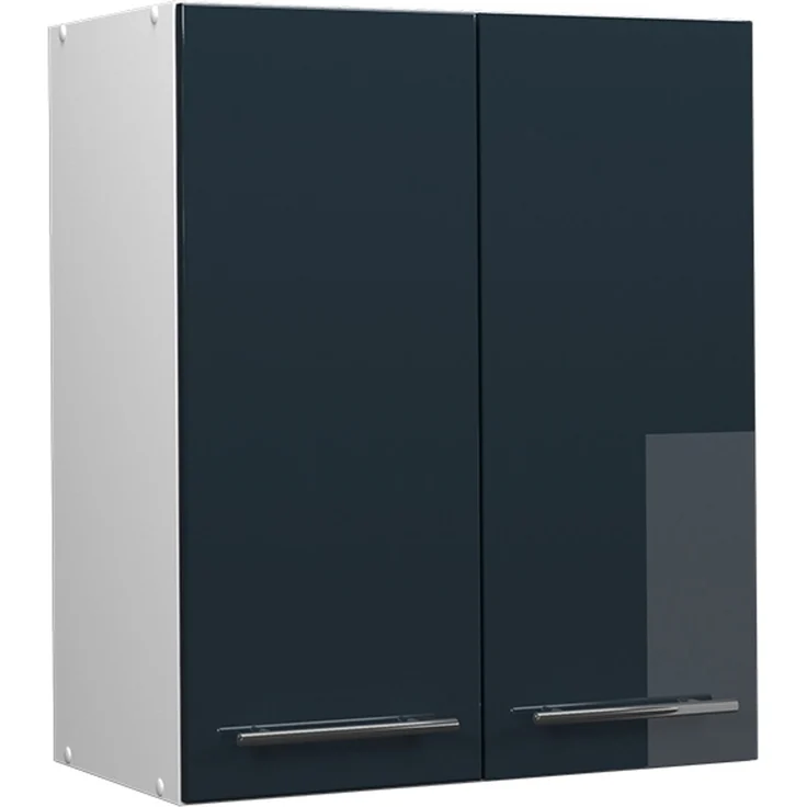 Hängeschrank Fame-Line Dunkelblau Hochglanz 60 cm Vicco – Bild 1