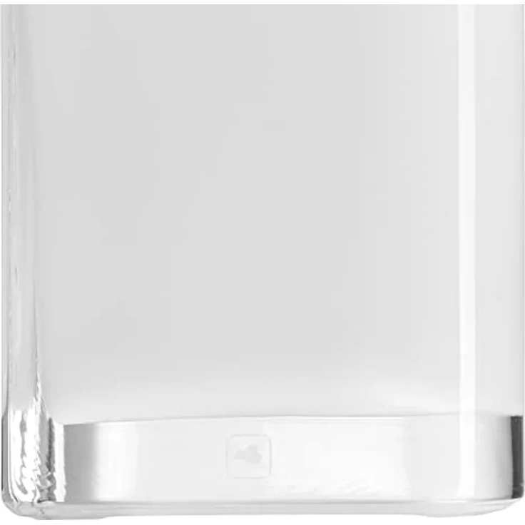 LEONARDO HOME Lucca Tisch-Vase aus handgefertigtem Glas, moderne rechteckige Deko-Vase in weiß, 20 x 11 x 9,5 cm – Bild 4