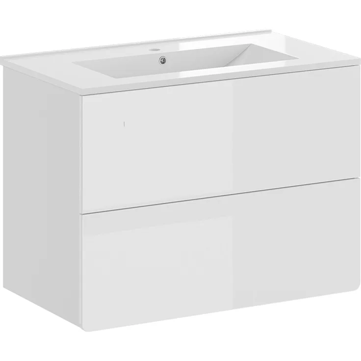 Waschbeckenunterschrank Izan Weiß 2 Teile Vicco